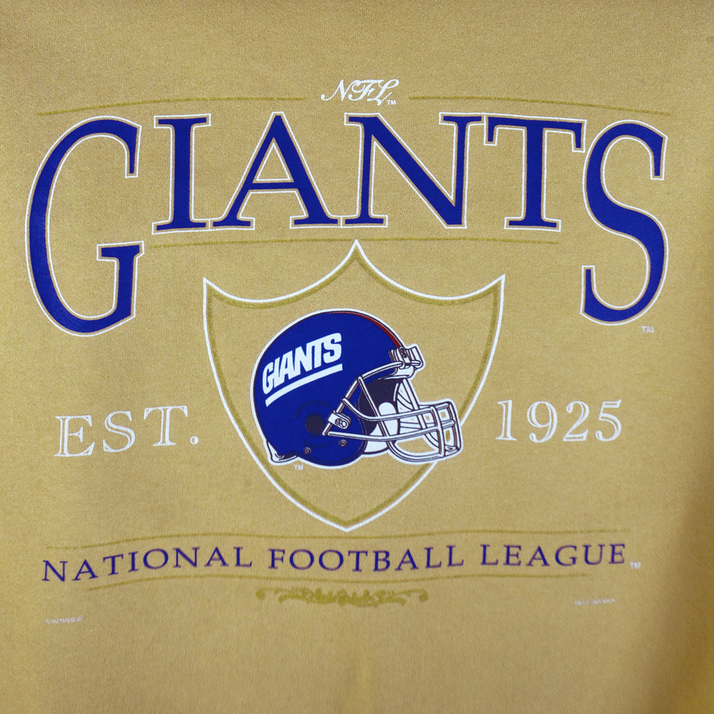 NFL (Lee) - New York Giants National Football League Crew Neck Sweatshirt 1995 X-Large Vintage Retro Football