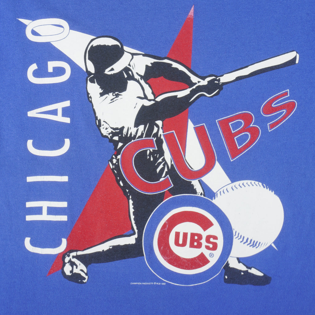 1994 CHICAGO CUBS MLB BASEBALL 4.25" ROUND CLASSIC THROWBACK LOGO TEAM  PATCH