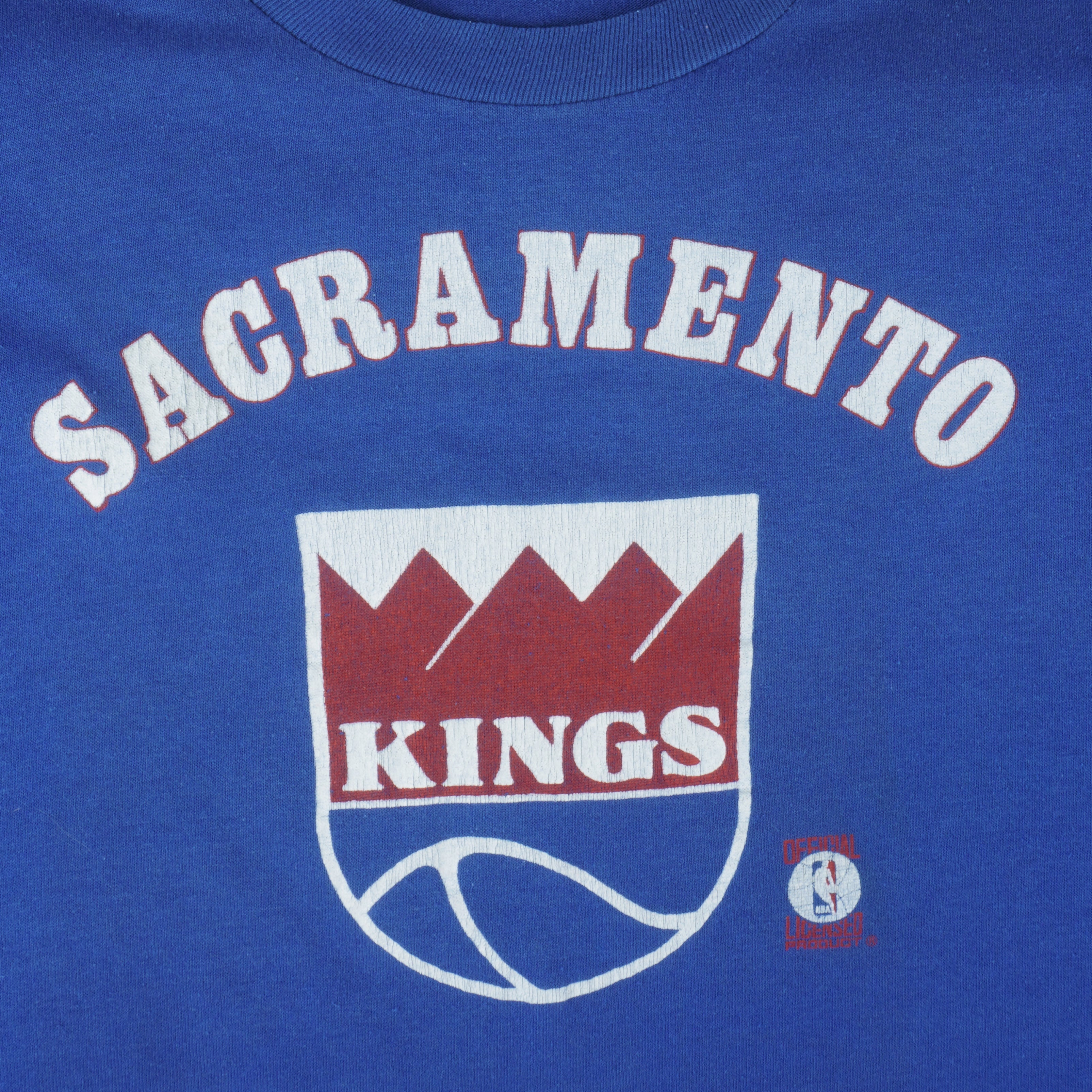 SACRAMENTO KINGS Shirt 80's Vintage/ NBA Basketball Super
