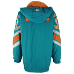 Starter (Pro Line) - Miami Dolphins Puffer Jacket 1990s Large Vintage Retro Football