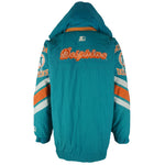 Starter (Pro Line) - Miami Dolphins Puffer Jacket 1990s Large Vintage Retro Football