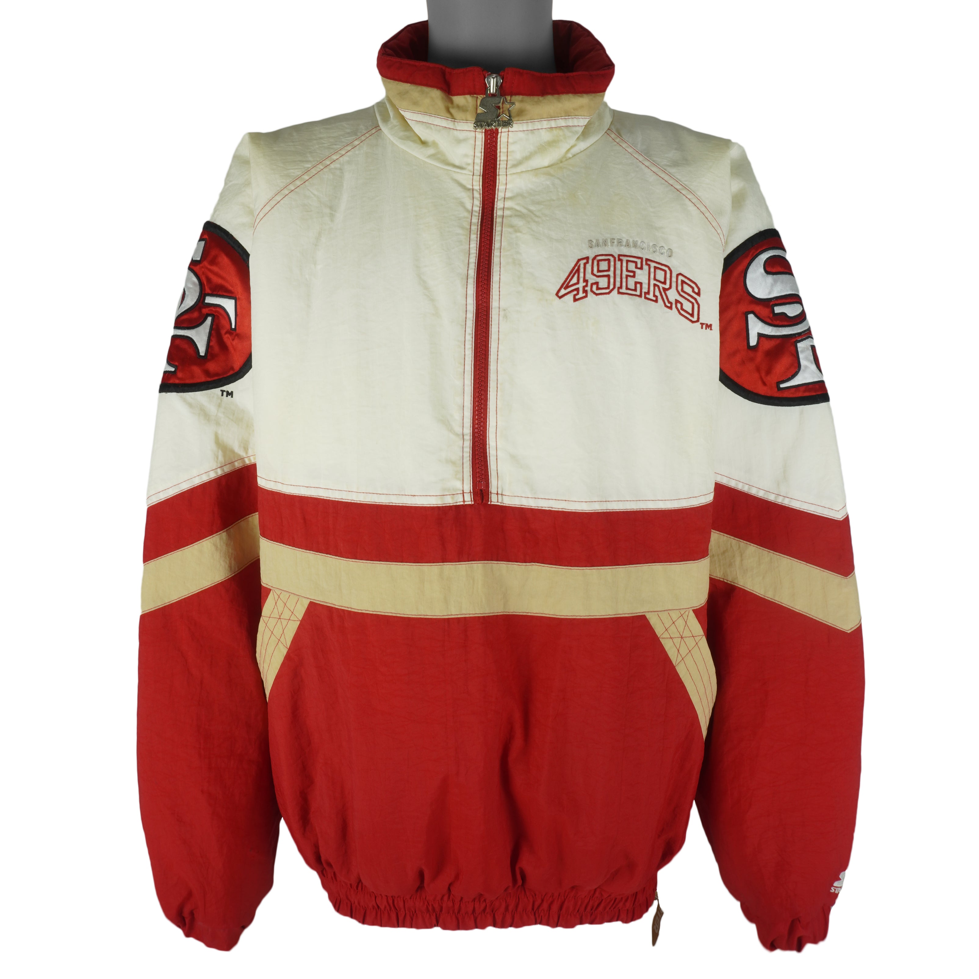 San Francisco 49ers Pro-line 90's pullover jacket online XL