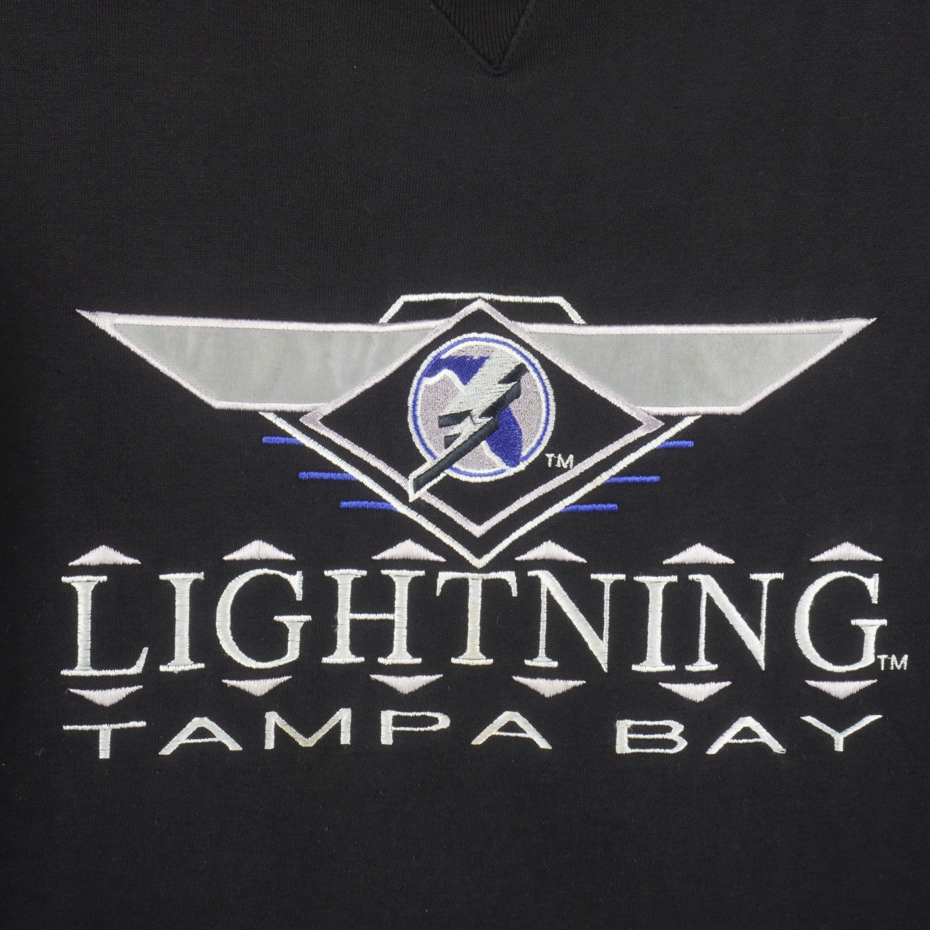 Vintage NHL (Logo 7) - Tampa Bay Lightning Sweatshirt 1990s X