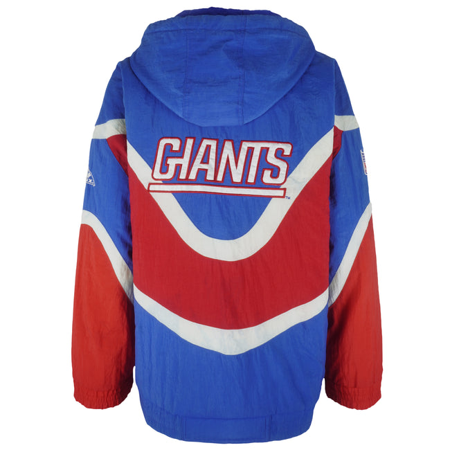 Vintage NFL (Apex One) - New York Giants Hooded Puffer Jacket