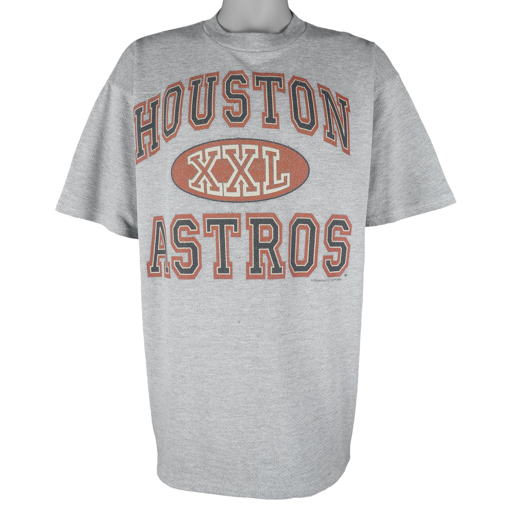 MLB (Logo Athletic) - Houston Astros T-Shirt 2000 X-Large Vintage Retro Baseball