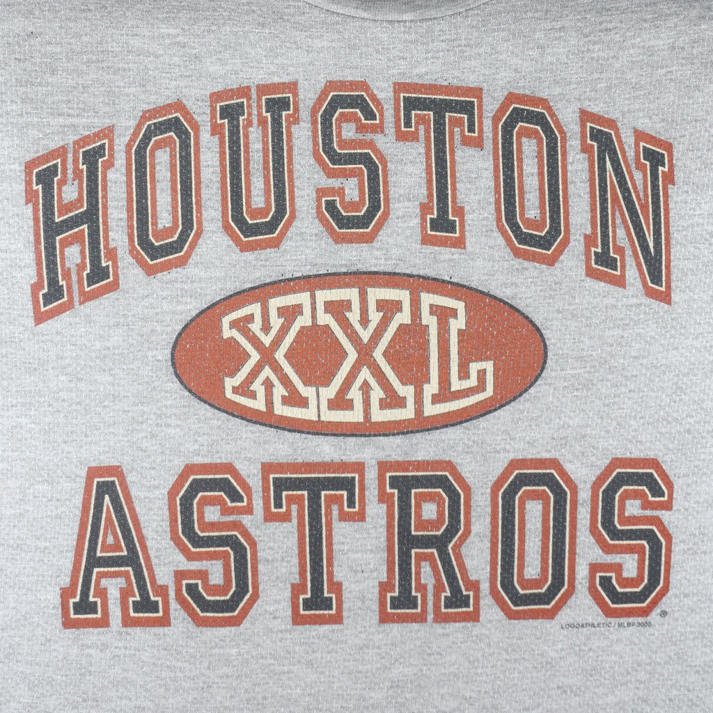 MLB (Logo Athletic) - Houston Astros T-Shirt 2000 X-Large Vintage Retro Baseball