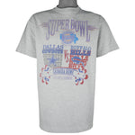 NFL - Cowboys VS Bills Super Bowl 27th Champions T-Shirt 1994 Large Vintage Retro Football