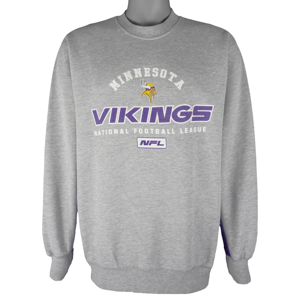 NFL - Minnesota Vikings Crew Neck Sweatshirt 2000s Medium Vintage Retro Football