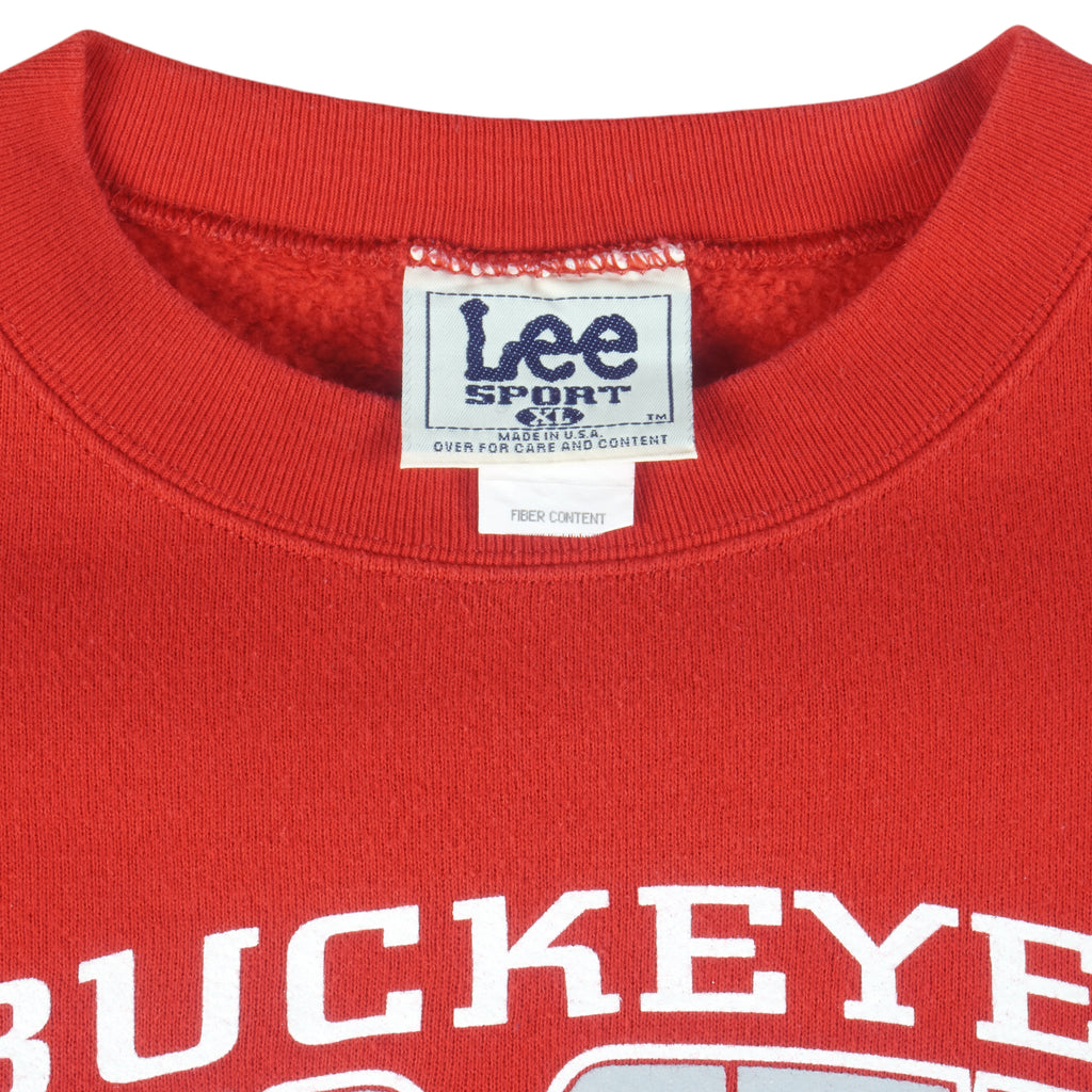 NCAA (Lee) - Ohio State Buckeyes Crew Neck Sweatshirt 1990s Large Vintage Retro Football College