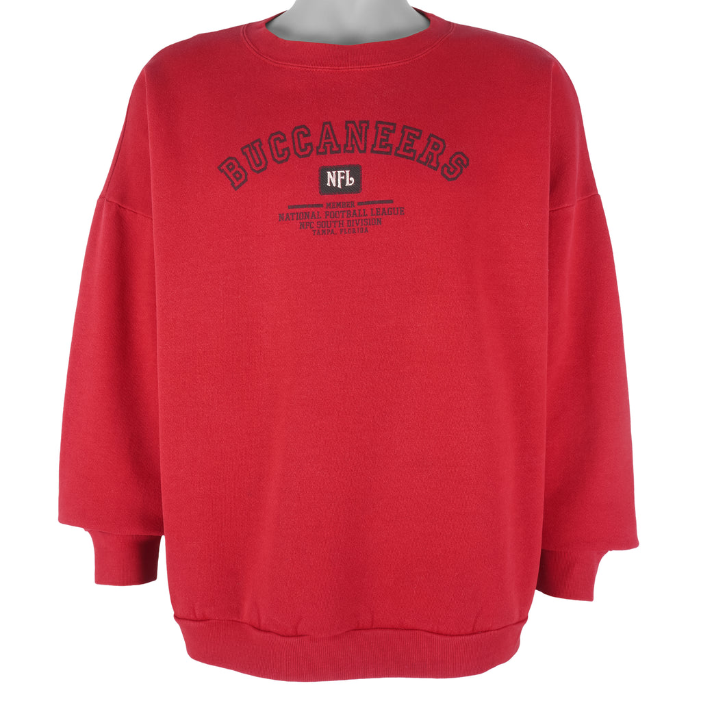 NFL - Tampa Bay Buccaneers Crew Neck Sweatshirt 2000s XX-Large Vintage Retro Football