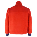 LL Bean - Red Fleece Sweatshirt 1990s Medium Vintage Retro