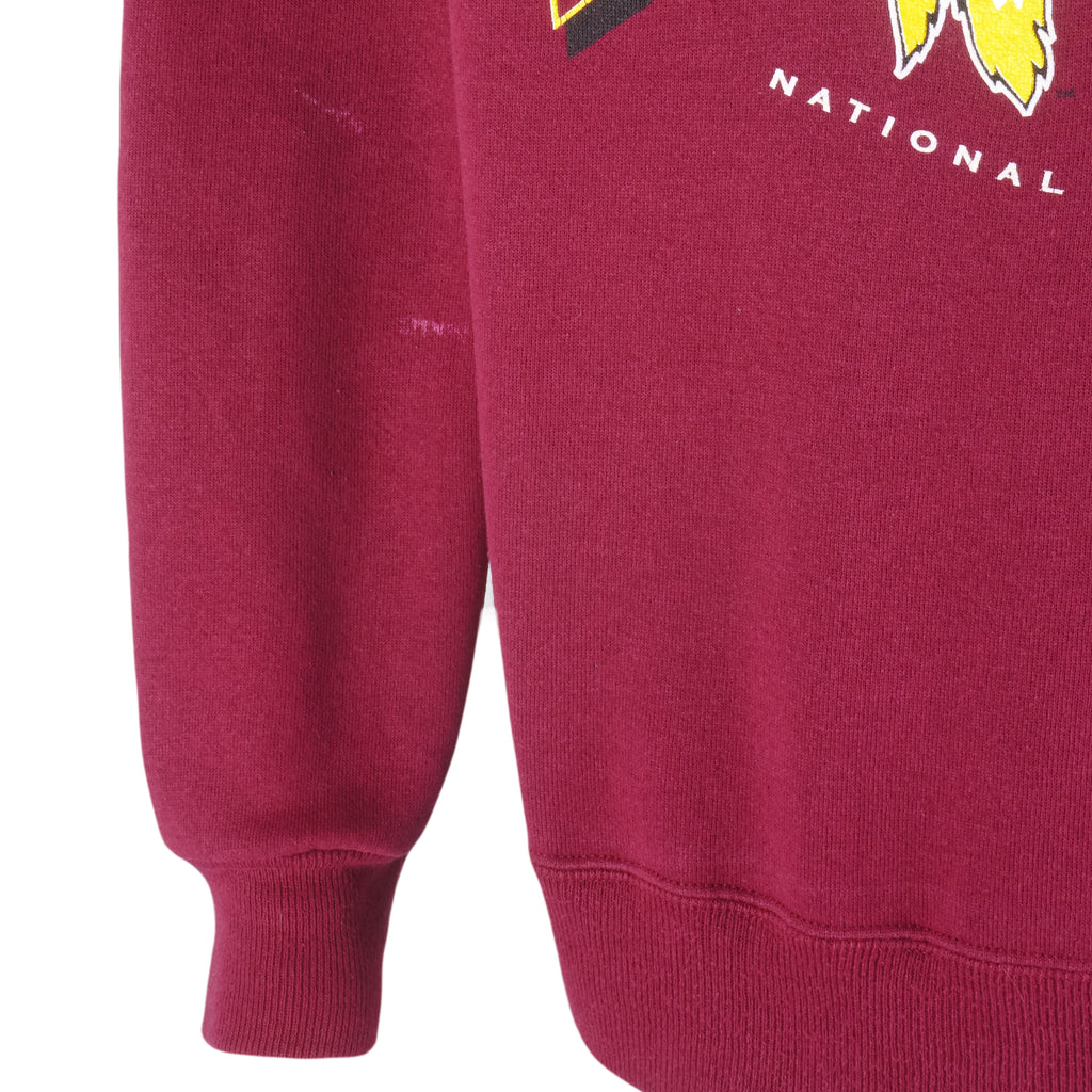 NFL (Hanes) - Washington Redskins Crew Neck Sweatshirt 1990s Large Vintage Retro Football