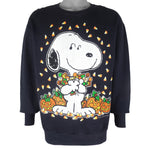 Vintage (Peanuts) - Snoopy on a Halloween Spirit Sweatshirt 1990s Large