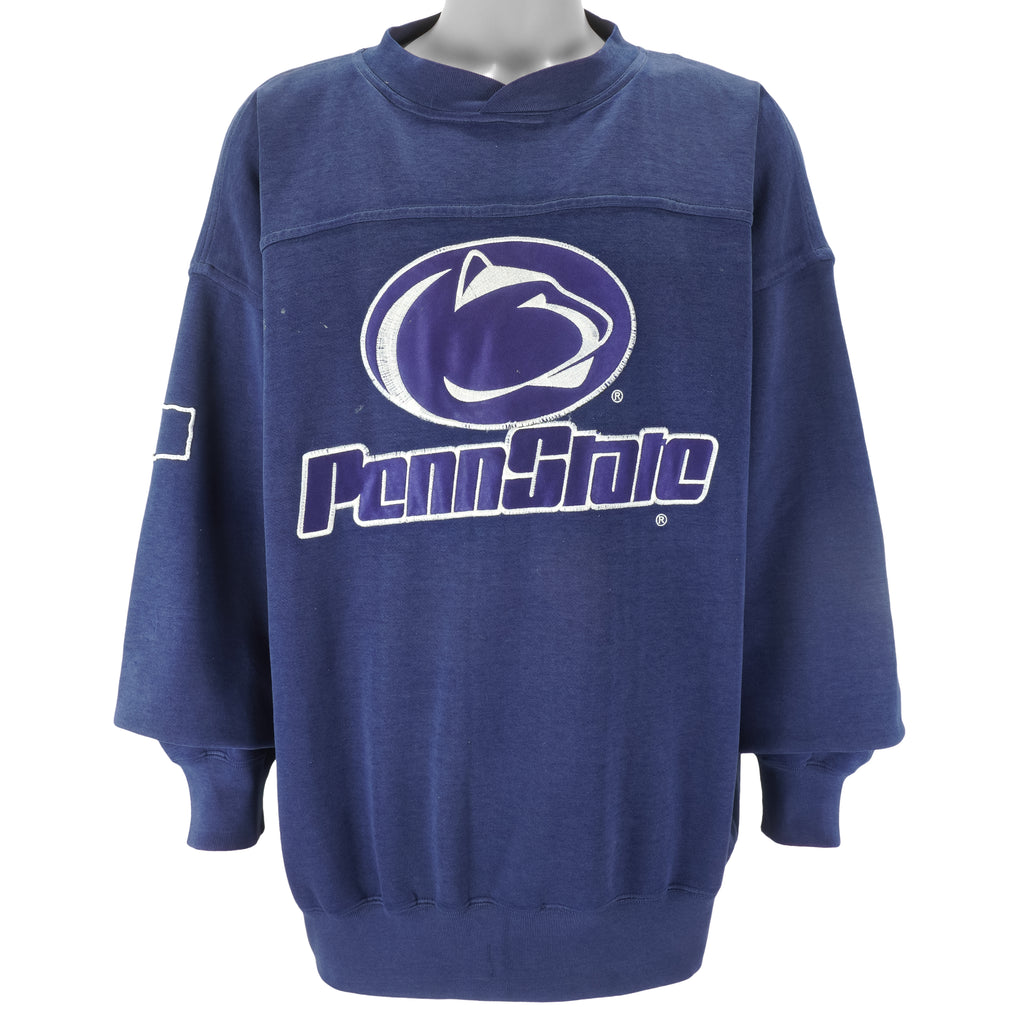 NCAA (Lee) - Penn State Nittany Lions Crew Neck Sweatshirt 1990s X-Large Vintage Retro College