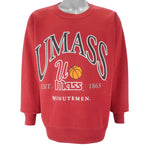 NCAA (Lee) - UMass Minutemen Crew Neck Sweatshirt 1990s Medium Vintage Retro College