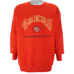 NFL (Lee) - San Francisco 49ers Embroidered Sweatshirt 1990s Large