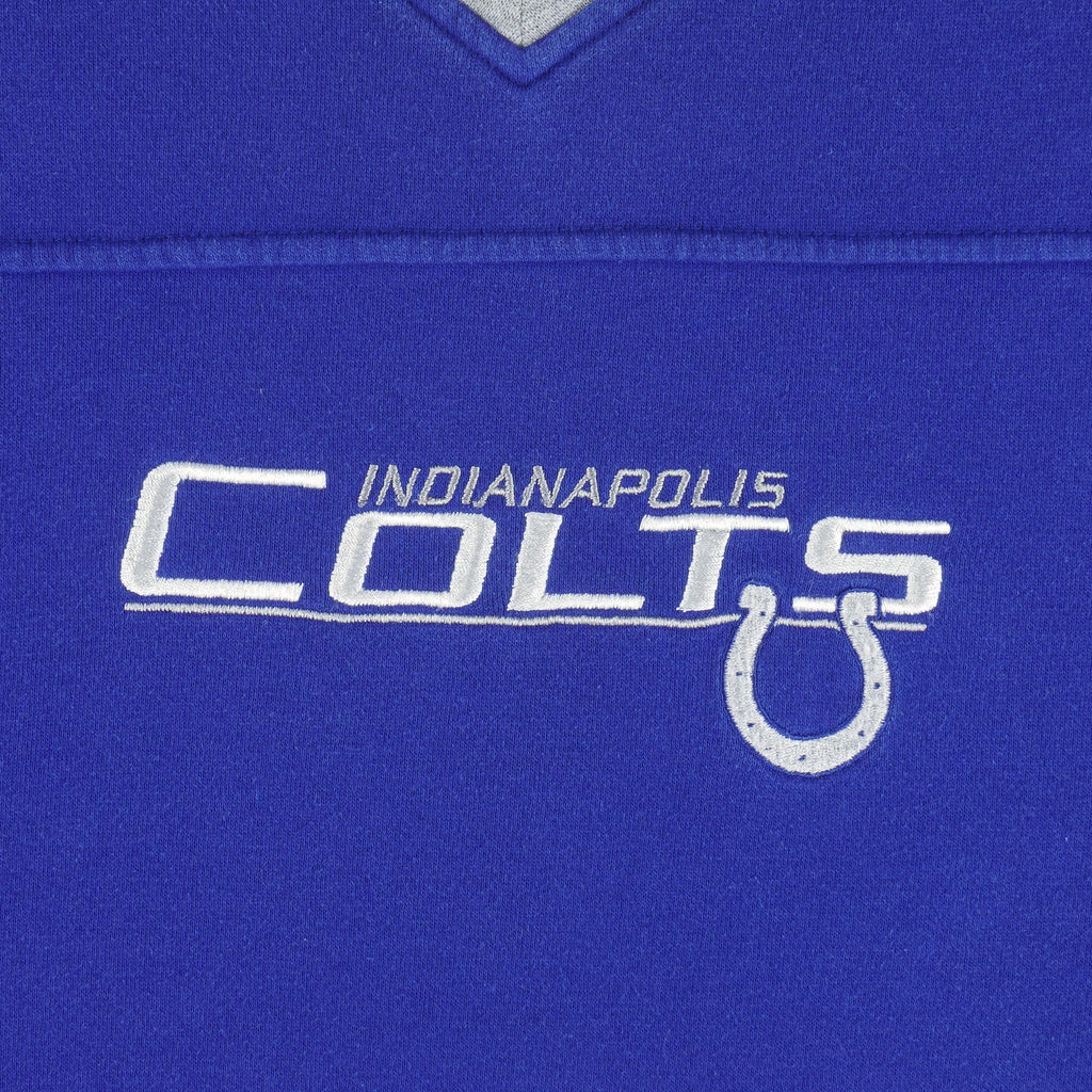 NFL - Indianapolis Colts Embroidered Sweatshirt 1990s Large Vintage Retro Football