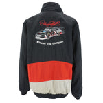 NASCAR (Ashley) - Dale Earnhardt Intimidator Embroidered Jacket 1990s Large Vintage Retro