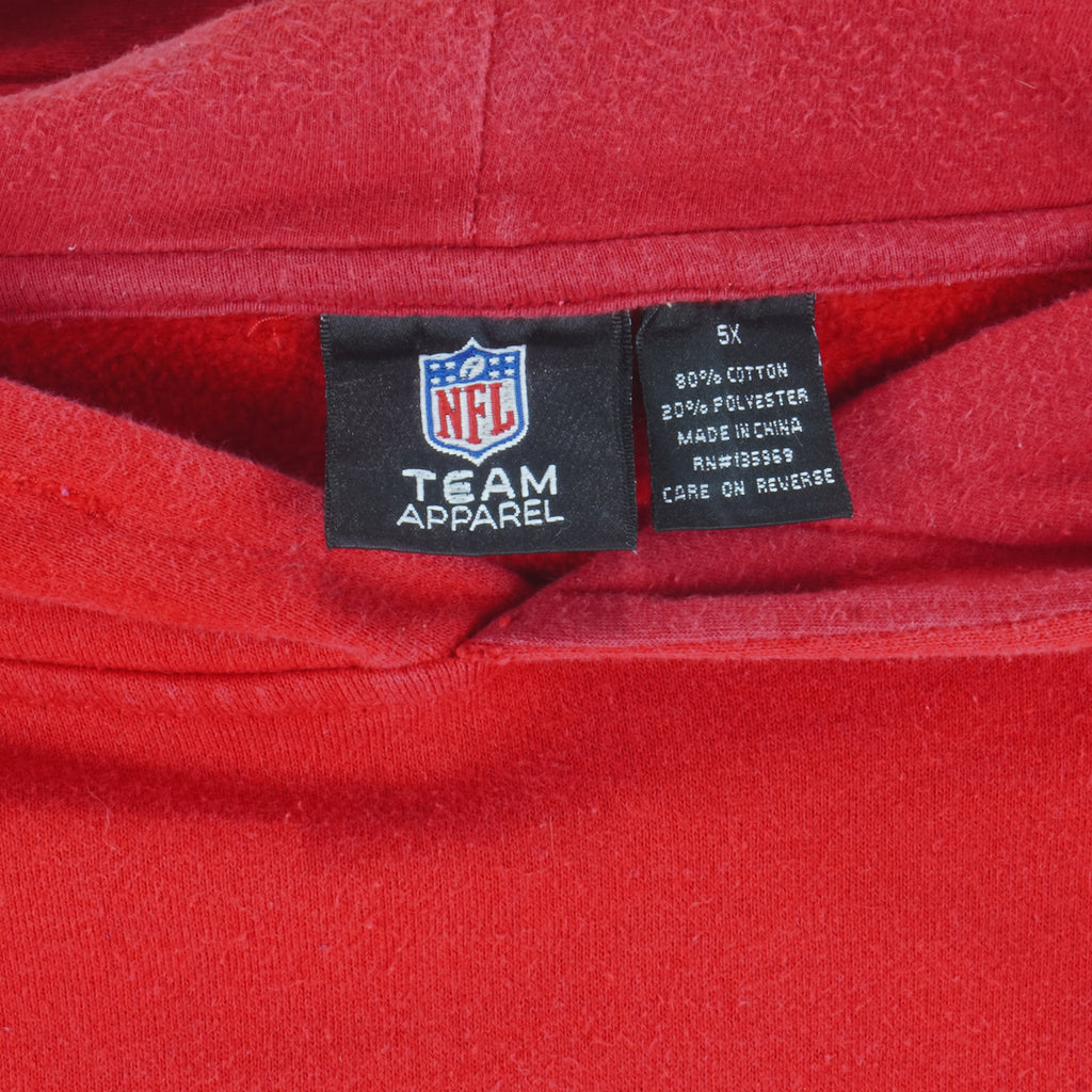 NFL (Team Apparel) - San Francisco 49ers Hooded Sweatshirt 2000s 5X-Large Vintage Retro Football