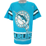 MLB (Salem) - Florida Marlins Single Stitch T-Shirt 1990s Large