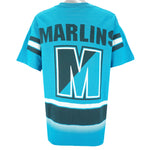 MLB (Salem) - Florida Marlins Single Stitch T-Shirt 1990s Large Vintage Retro Baseball