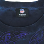 NFL (Team Apparel) - Baltimore Ravens T-Shirt 1990s X-Large Vintage Retro Football