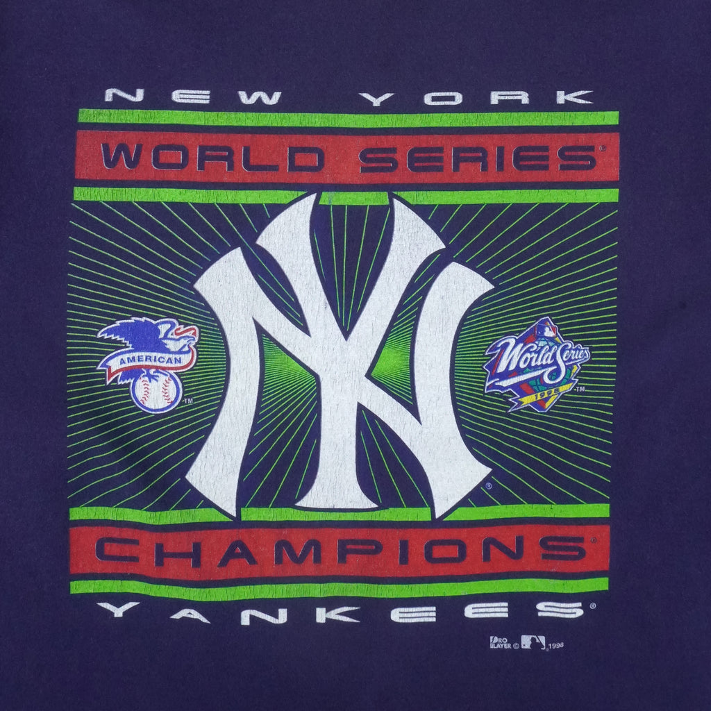 MLB (Pro Player) - New York Yankees World Series Champions T-Shirt 1998 XX-Large Vintage Retro Baseball