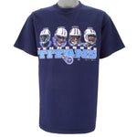 NFL (Joy Athletic) - Tennessee Titans X Players T-Shirt 2001 Large Vintage Retro Football