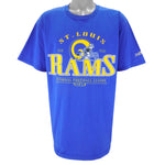 NFL (Lee) - St. Louis Rams Helmet T-Shirt 1999 X-Large Vintage Retro Football