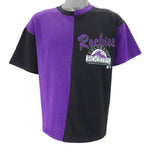 MLB (Salem) - Colorado Rockies Two-Tone T-Shirt 1992 Medium