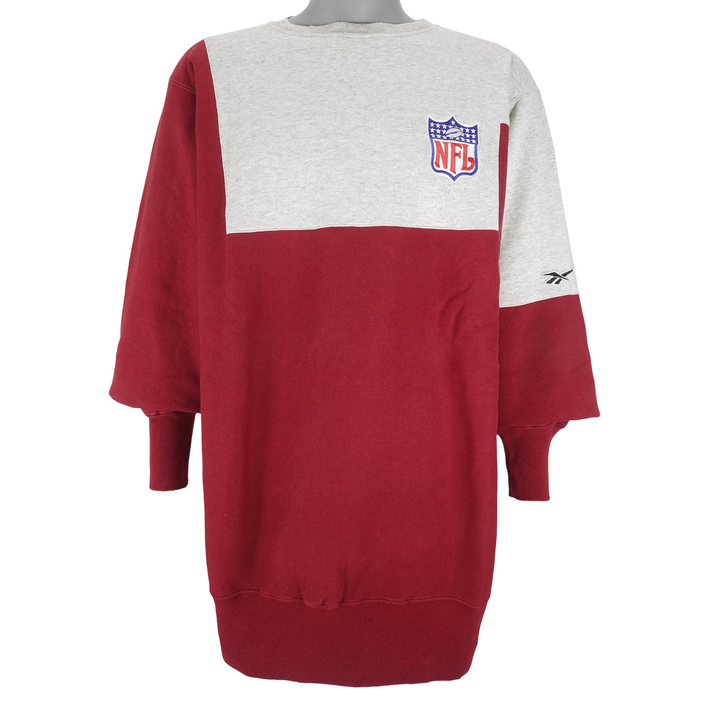 Reworked - Reebok X NFL Crew Neck Sweatshirt X-Large Vintage Retro