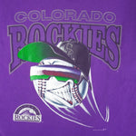 MLB (Artex) - Colorado Rockies Breakout T-Shirt 1994 Large Vintage Retro Baseball