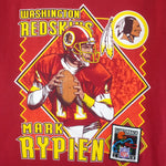 NFL (Nutmeg) - Washington Redskins Mark Rypien T-Shirt 1990s X-Large Vintage Retro Football