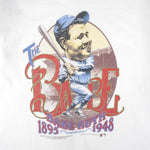 MLB (Salem) - The Babe / George Herman Ruth T-Shirt 1989 X-Large Vintage Retro Baseball