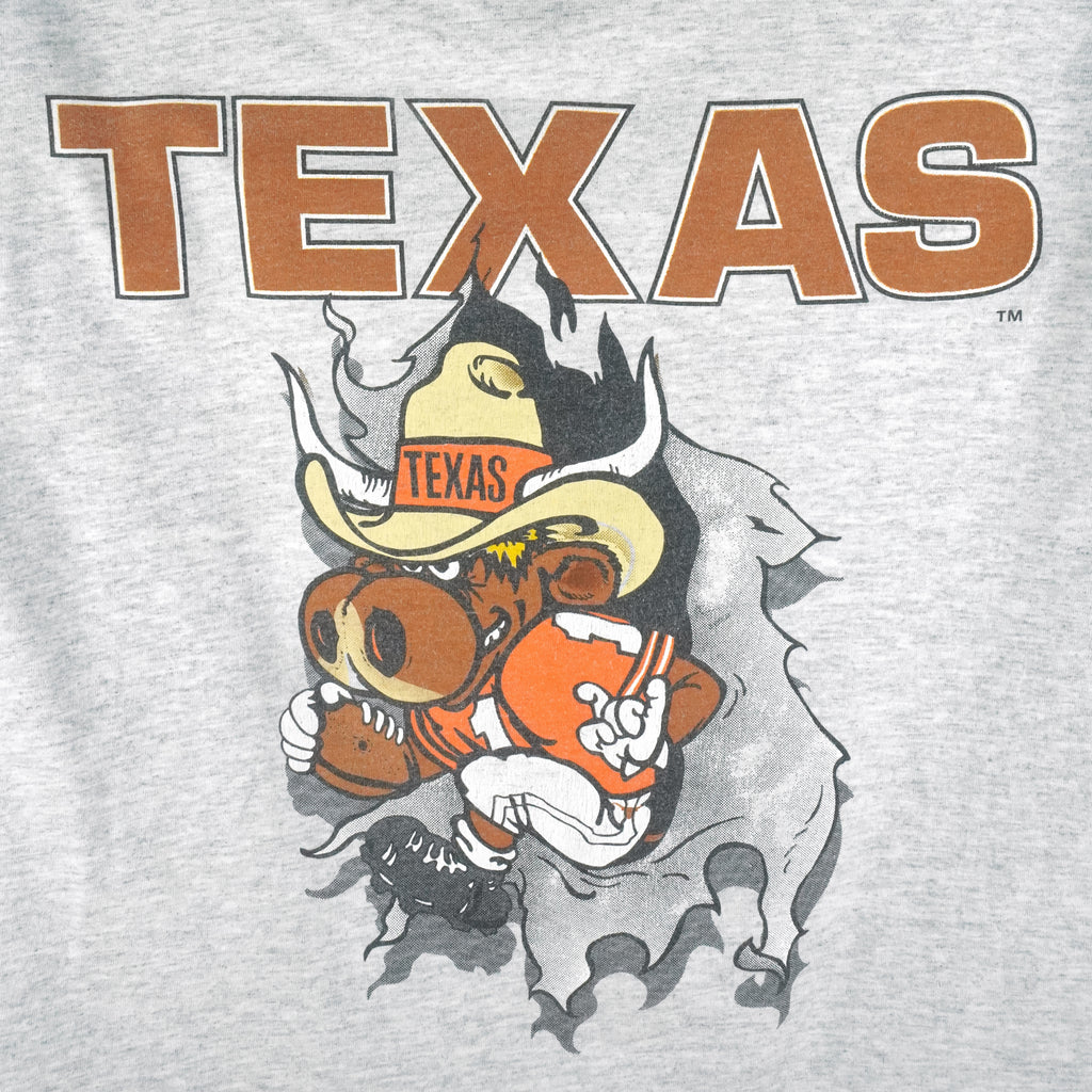 NCAA (Nutmeg) - Texas Longhorns Breakout T-Shirt 1990s Large Vintage Retro College