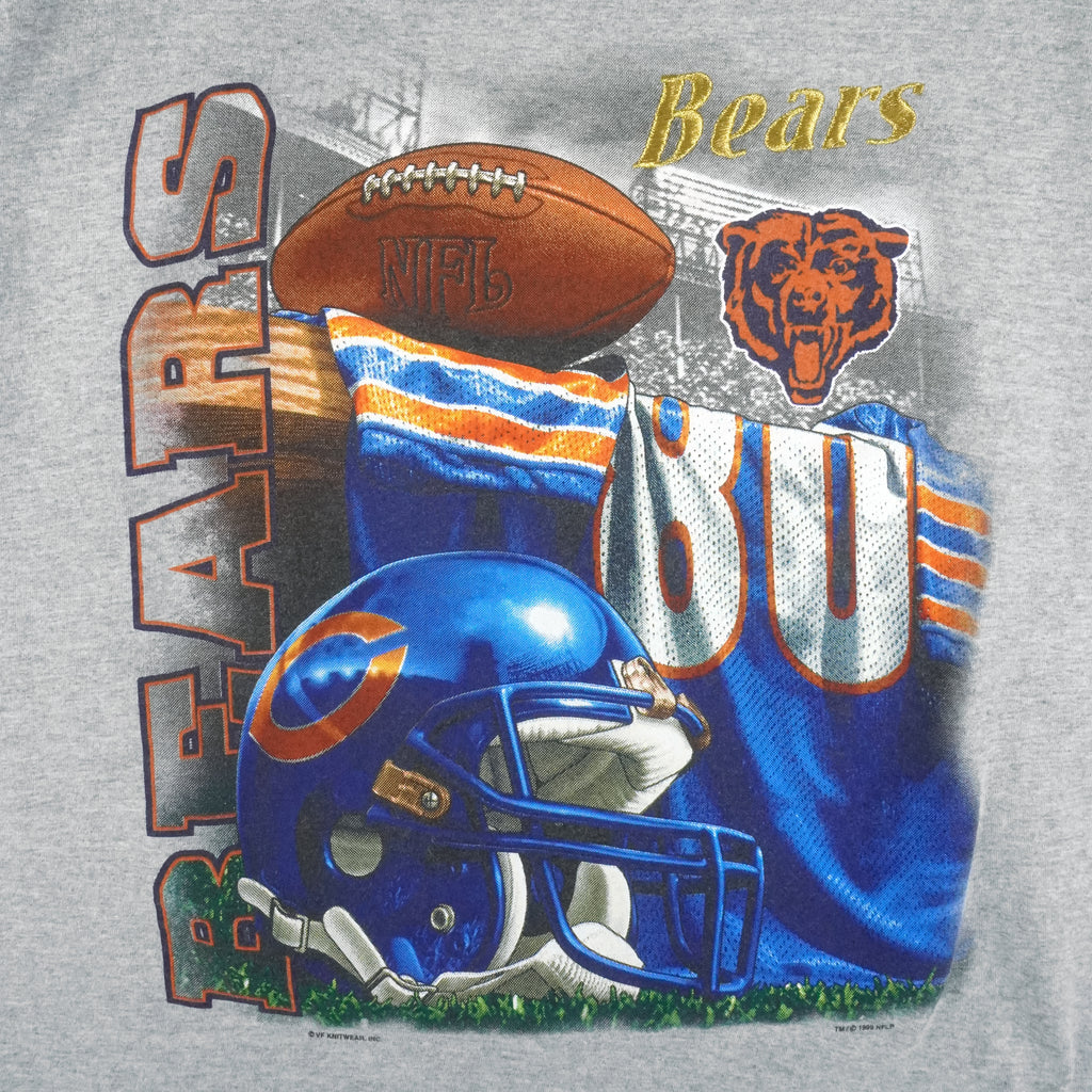 NFL (CSA) - Chicago Bears Embroidered T-Shirt 1999 Medium Vintage Retro Football