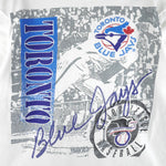 MLB (Waves) - Toronto Blue Jays Single Stitch T-Shirt 1990 Large Vintage Retro Baseball