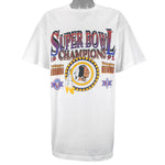 NFL (Logo 7) - Washington Redskins Super Bowl Champs 26th T-Shirt 1991 XX-Large Vintage Retro Football