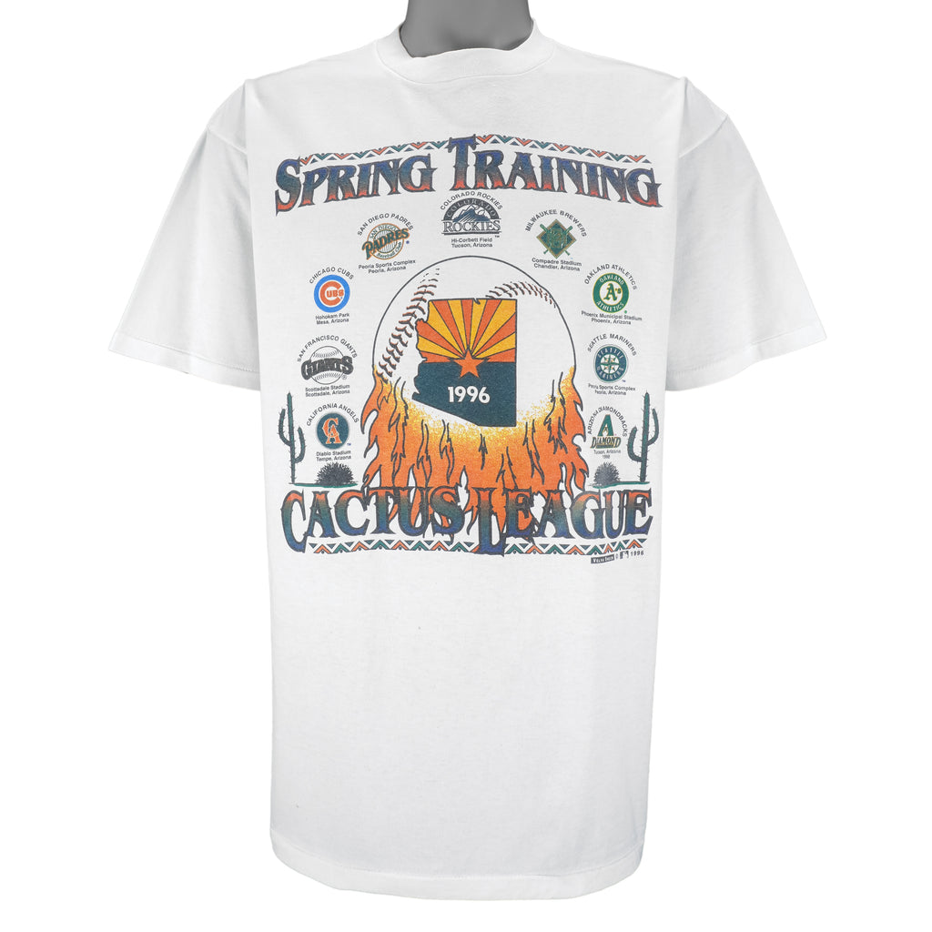 MLB (Oneita) - Spring Training Cactus League T-Shirt 1996 X-Large Vintage Retro Baseball