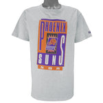 NBA (Logo 7) - Phoenix Suns Single Stitch T-Shirt 1990s Large