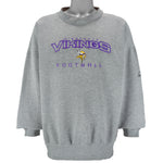 Reebok - Minnesota Vikings Embroiodered Crew Neck Sweatshirt 1990s X-Large Vintage REtro Football