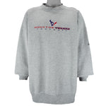 NFL - Houston Texans Embroidered Crew Neck Sweatshirt 2000s XX-Large Vintage Retro Football