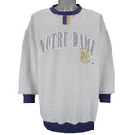 Starter - Notre Dame Fighting Irish Crew Neck Sweatshirt 1990s X-Large Vintage Retro Football College