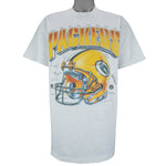 NFL (Shirt Xplosion)- Green Bay Packers Helmet & Autographed T-Shirt 1996 X-Large Vintage Retro Football