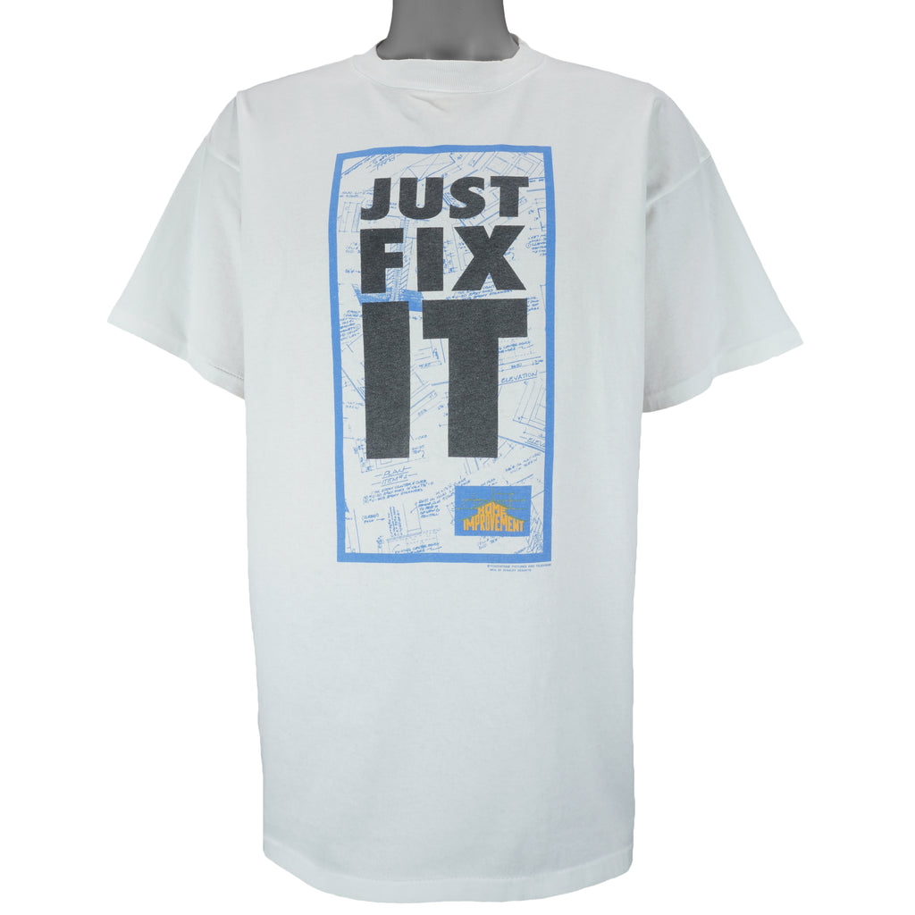 Vintage (Stanley Desantis) - Home Improvement Just Fix It T-Shirt 1990s X-Large Vintage Retro