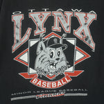 Vintage - Ottawa Lynx Baseball Single Stitch T-Shirt 1990s Large Vintage Retro Baseball