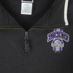 MLB (Pro Player) - Colorado Rockies 1/4 Zip Sweatshirt 1990s X-Large Vintage Retro Baseball Vintage Retro Baseball