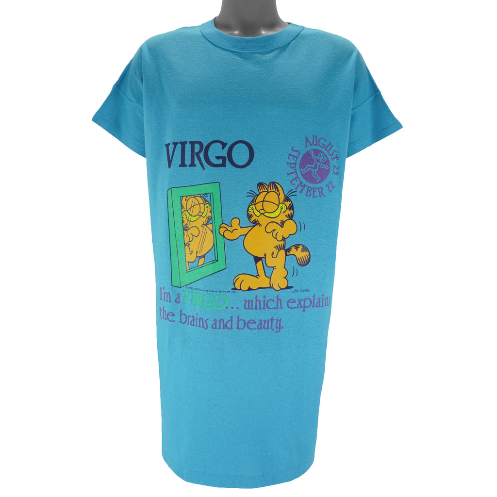 Vintage - Garfield I'm A Virgo T-Shirt 1990s X-Large Vintage Retro