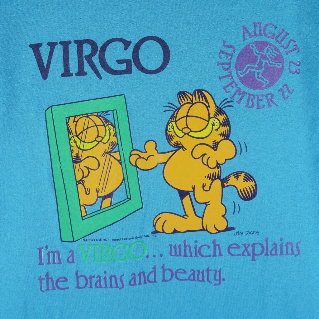 Vintage - Garfield I'm A Virgo T-Shirt 1990s X-Large