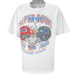 NFL - Cowboys VS Bills Super Bowl 27th Helmet T-Shirt 1994 X-Large Vintage Retro Football